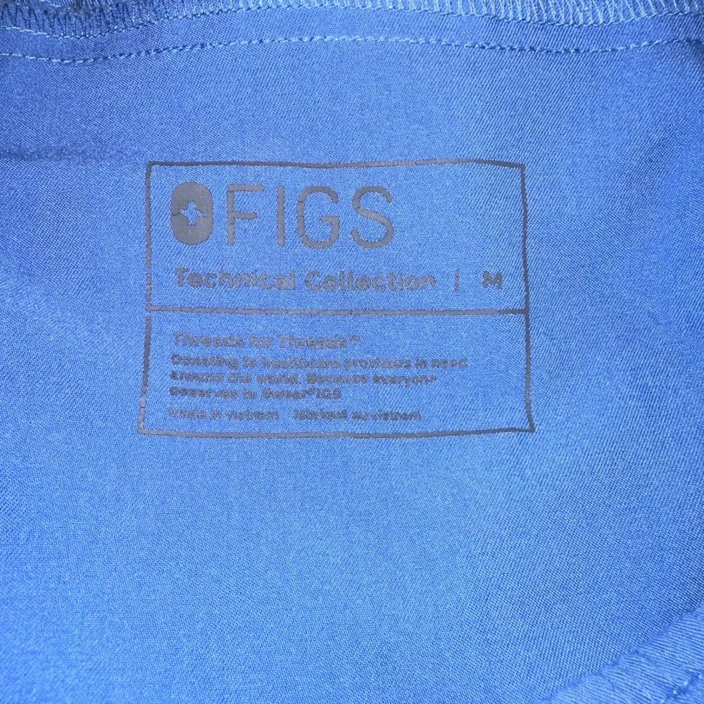 FIGS Mens Tansen Scrub Jogger‎ Pants Medium M Blue Drawstring